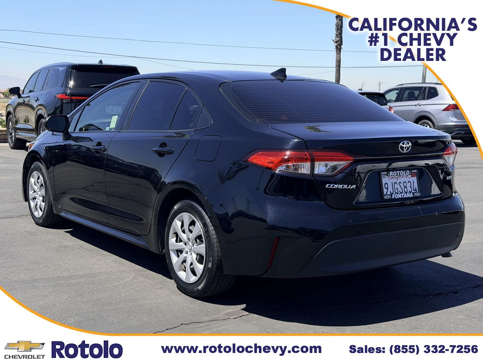 Used 2024 MIDNIGHT BLACK ME Toyota LE image 4
