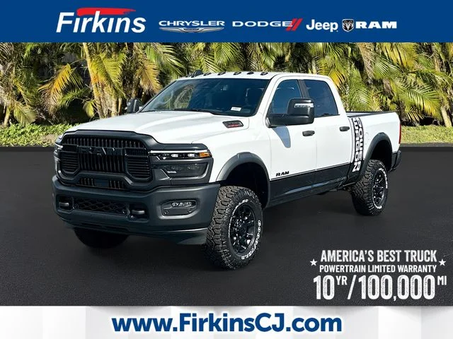 New 2026 Bright White Clear-Coat Exterior Paint RAM Power Wagon image 1