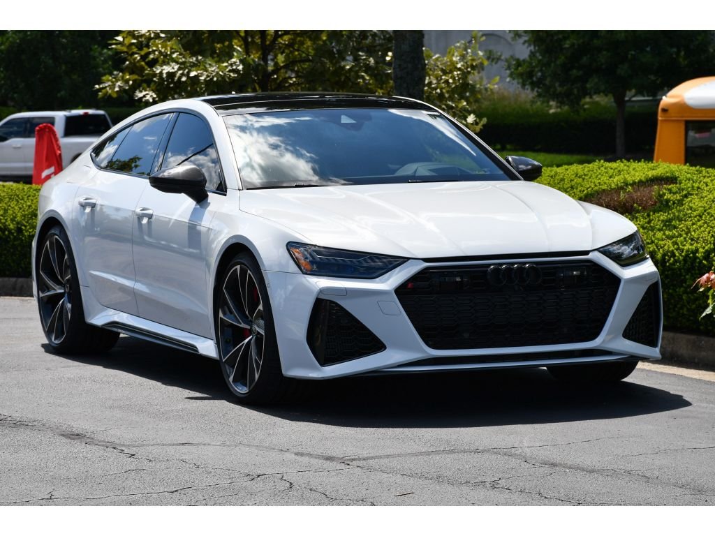 Used 2021 Glacier White Metallic Audi 4.0T (Tiptronic) image 2