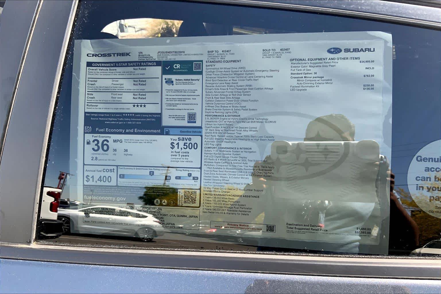 2026 Subaru Crosstrek Limited - Photo 19