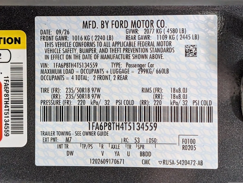 New 2026 Carbonized Gray Metallic Ford EcoBoost® Fastback image 19