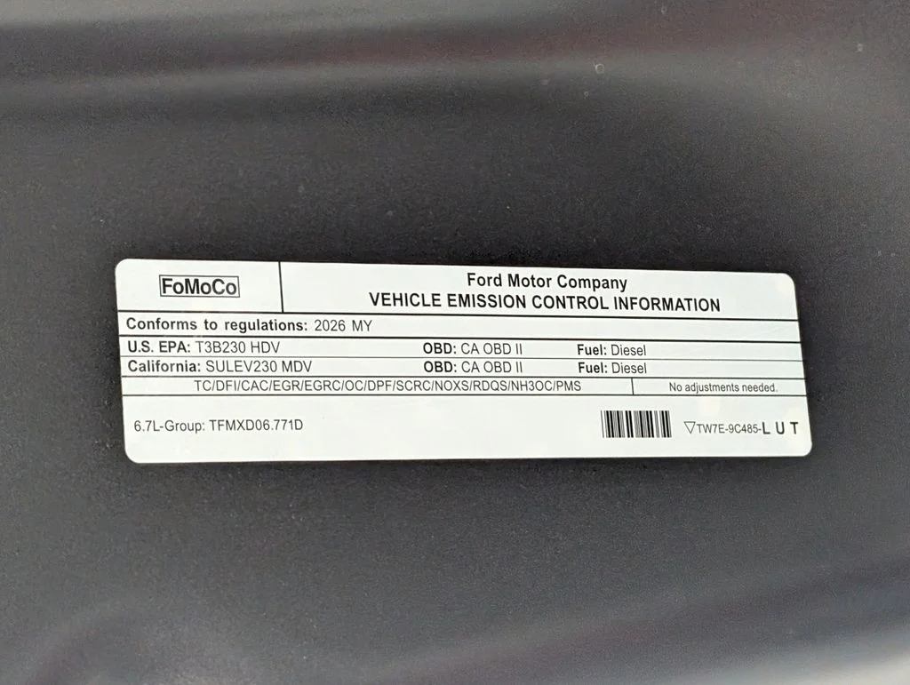 New 2026 Carbonized Gray Metallic Ford F-350® XL image 32