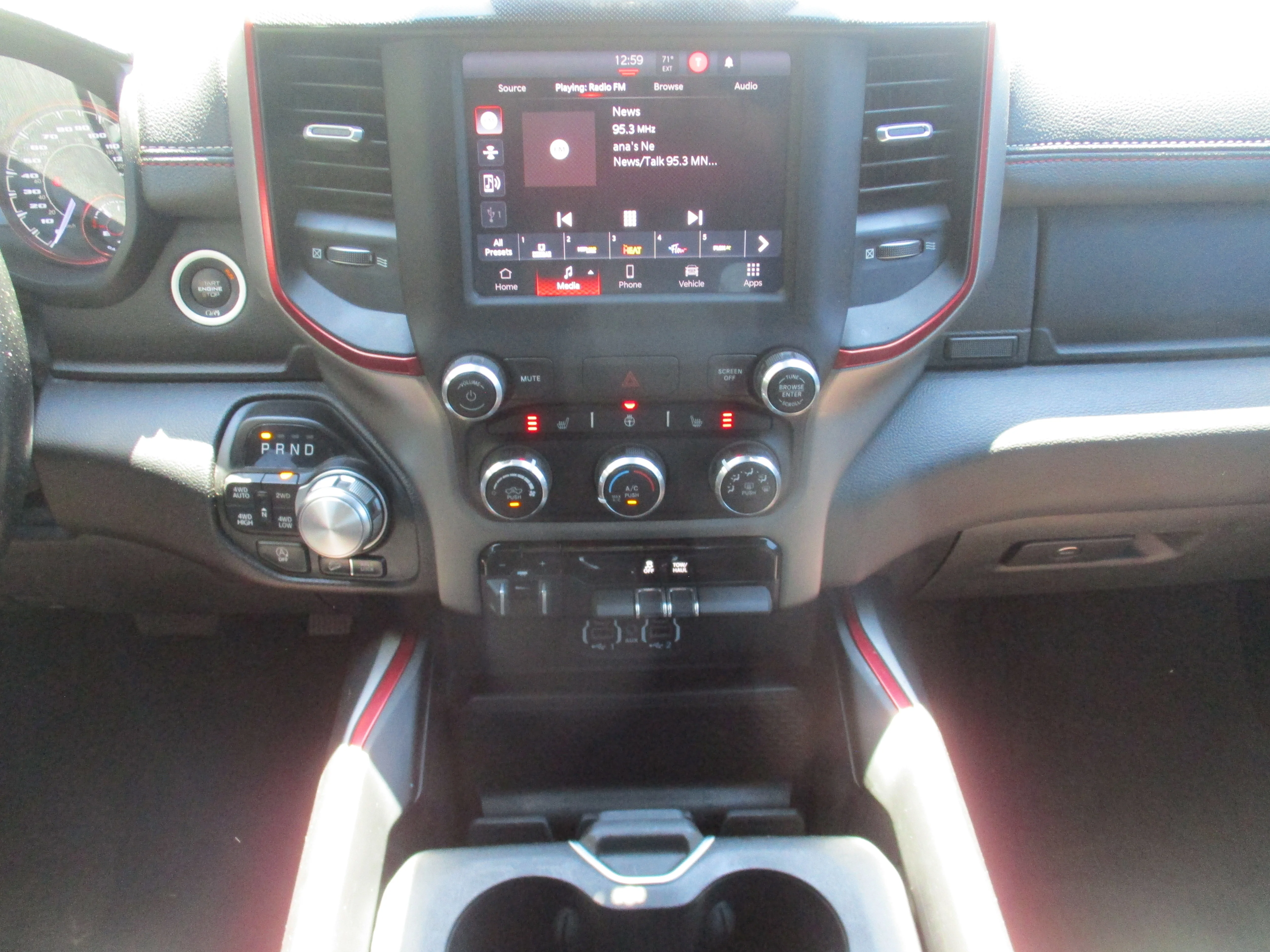Used 2022 Diamond Black Crystal Pearlcoat Ram Rebel image 15