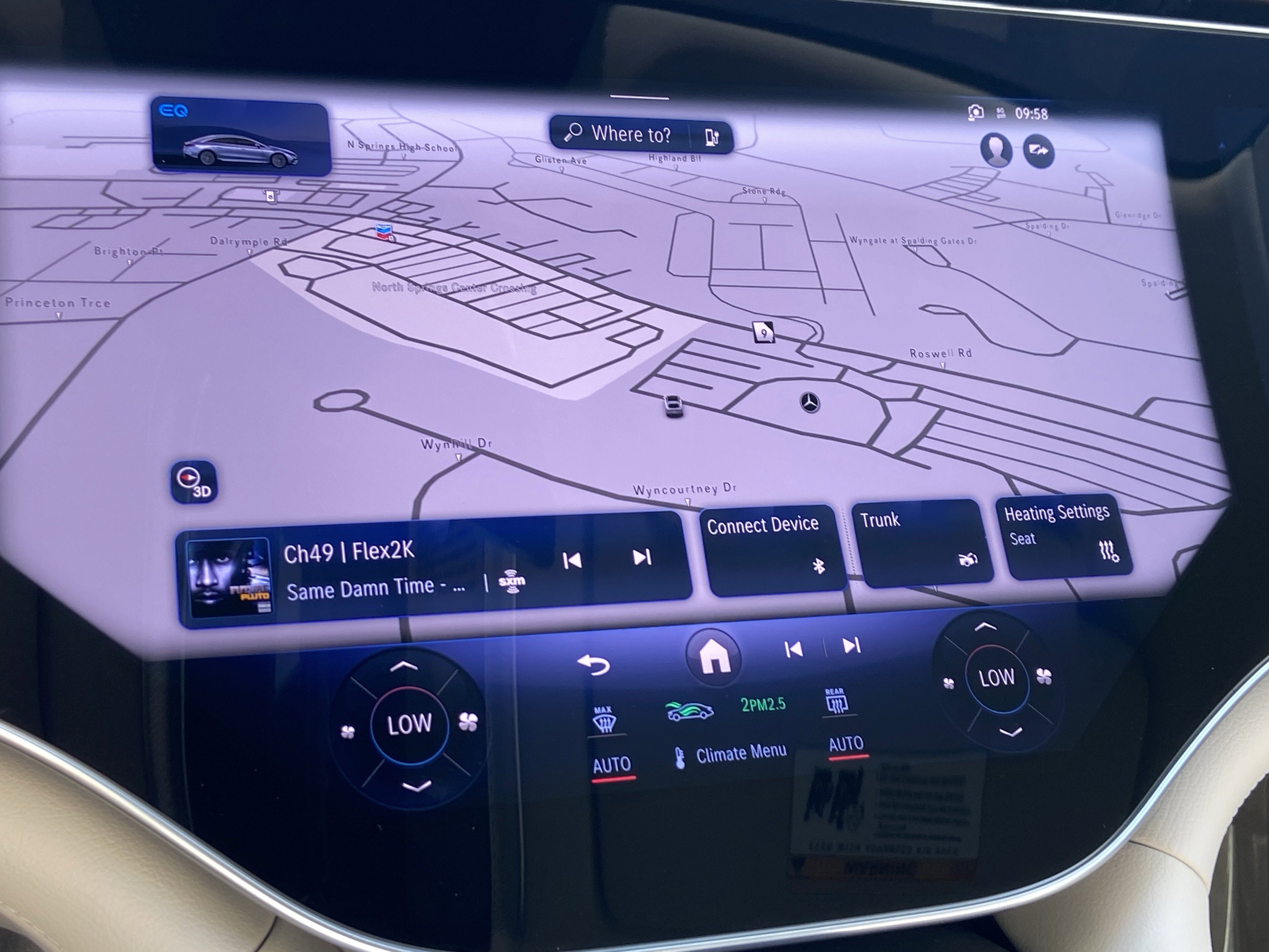 New 2026 MANUFAKTUR Moonlight White Metallic Mercedes-Benz EQS 450 4MATIC® Sedan image 30