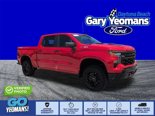 Certified Used 2025 Red Chevrolet Custom Trail Boss image 1