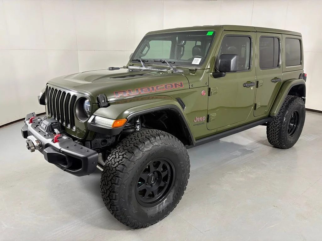 Used 2021 Green Jeep Unlimited Rubicon image 4
