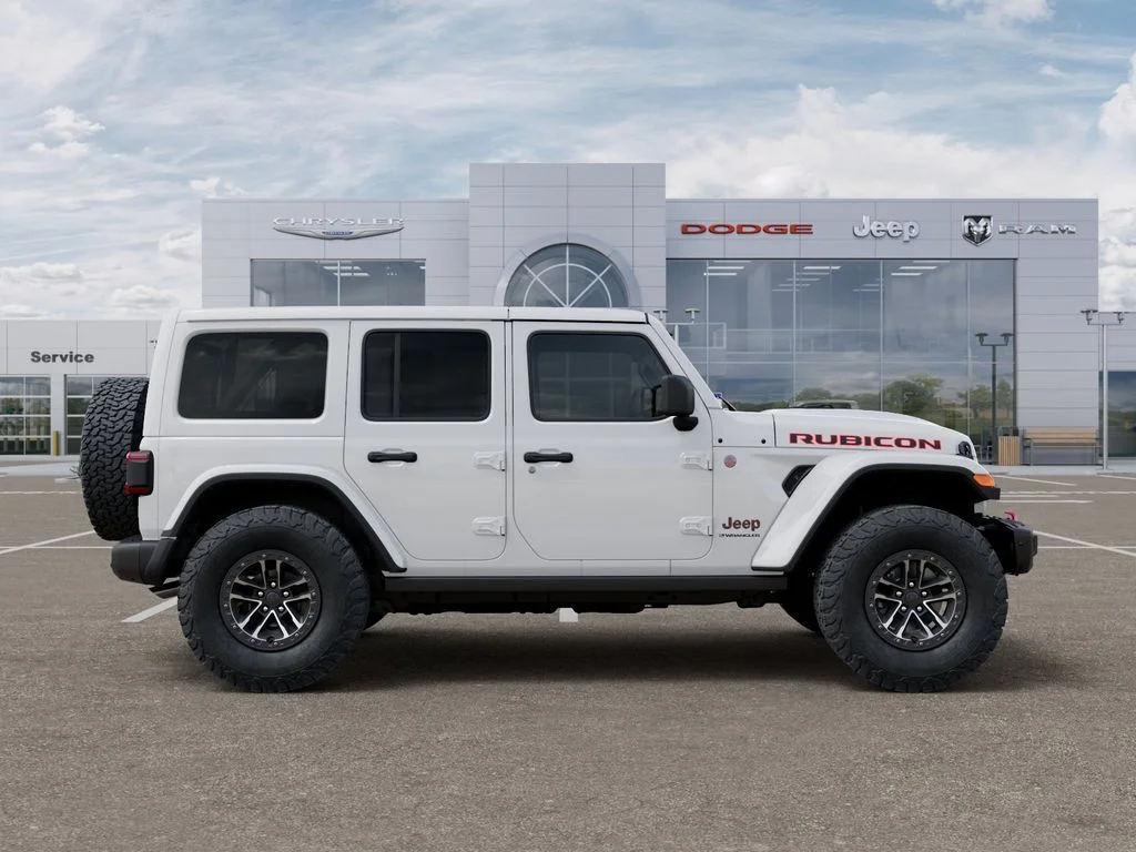 New 2026 Bright White Clear-Coat Exterior Paint Jeep Rubicon X image 21