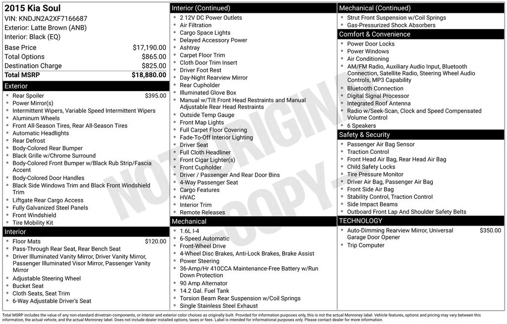 2015 Kia Soul Base