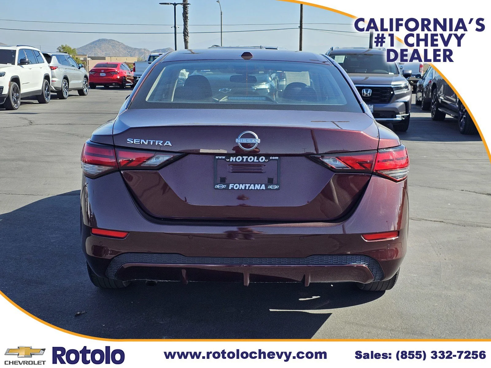 Used 2025 Rosewood Metallic Nissan SV image 6