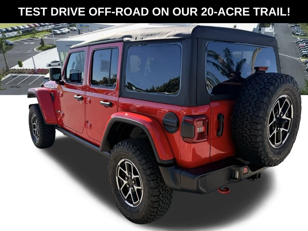 New 2026 Firecracker Red Clear-Coat Exterior Paint Jeep Rubicon image 6