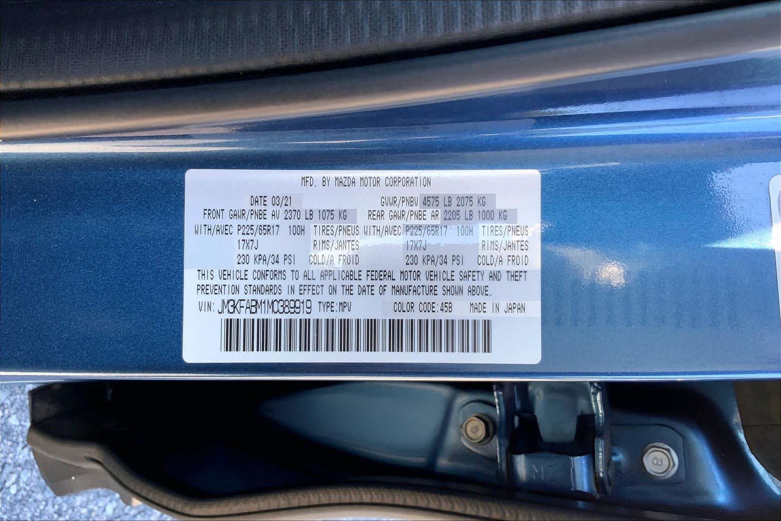 Used 2021 Eternal Blue Mica Mazda Sport image 29