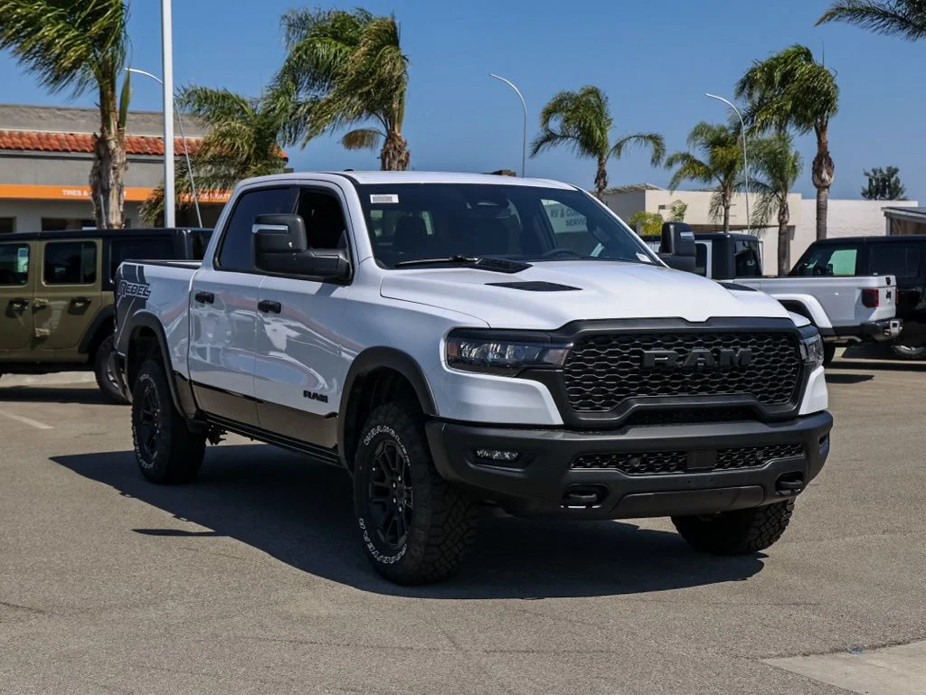 New 2026 Bright White Clear-Coat Exterior Paint RAM Rebel image 7