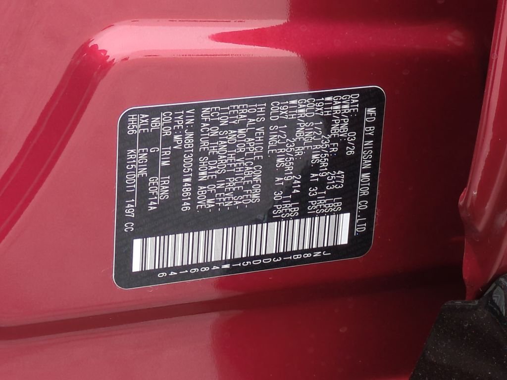 New 2026 Scarlet Ember Tintcoat Nissan Platinum image 26