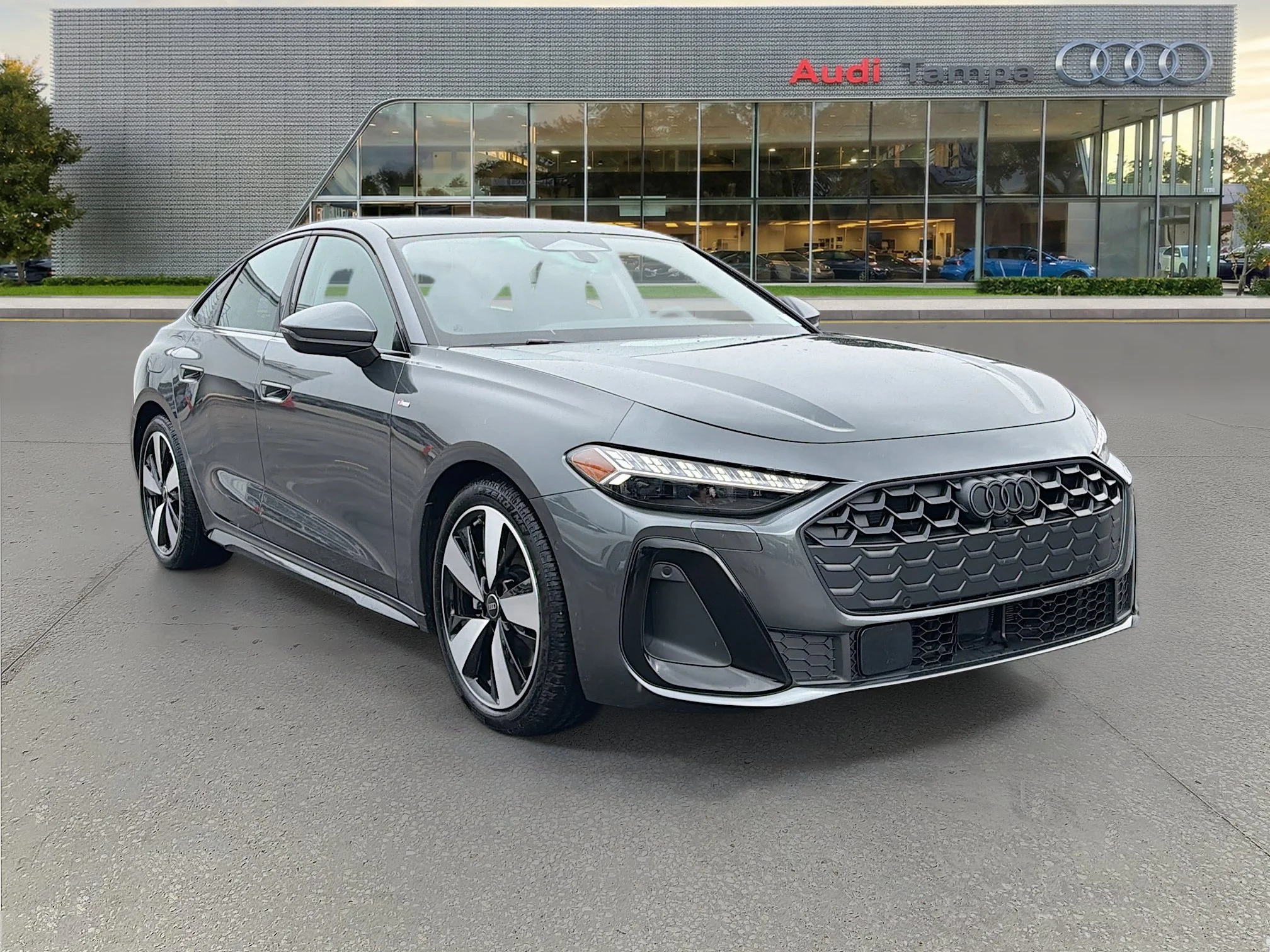 New 2026 Daytona Gray Pearl Effect Audi Premium Plus image 1