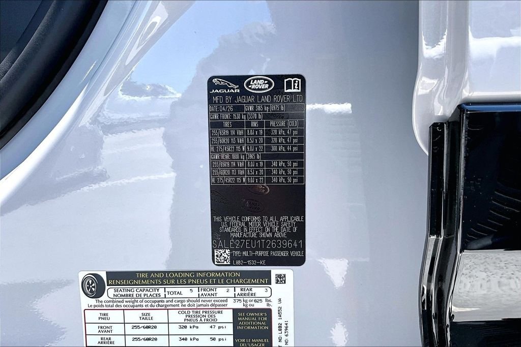 New 2026 BORASCO GREY Land Rover X-Dynamic SE image 8