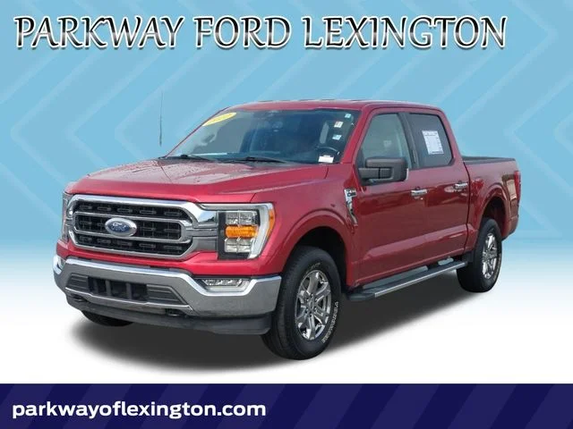 Used 2022 Red Ford XLT image 1