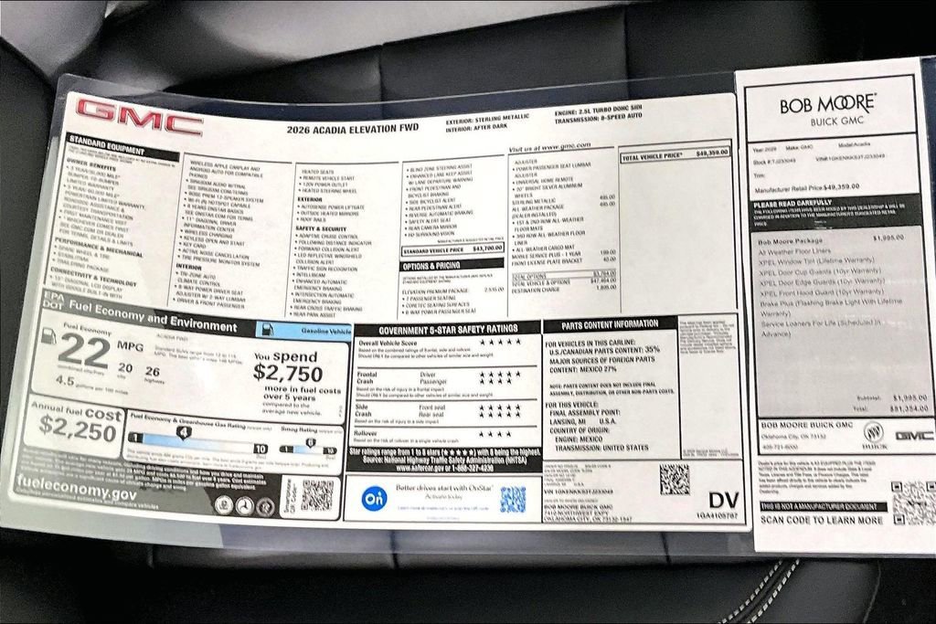 2026 GMC Acadia Elevation - Photo 14