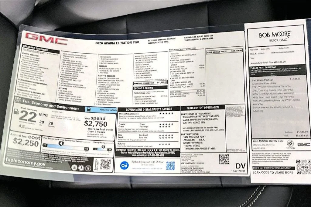 New 2026 Sterling Metallic GMC Elevation image 14