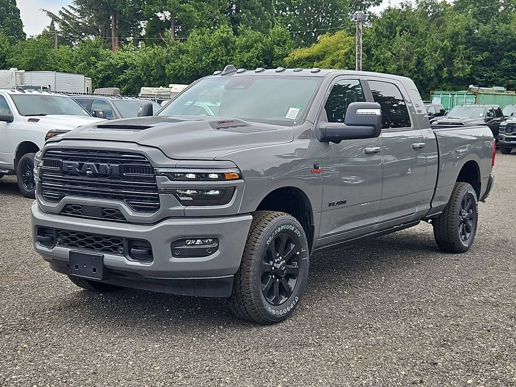 New 2026 Ceramic Gray Clear-Coat Exterior Paint RAM Laramie image 3