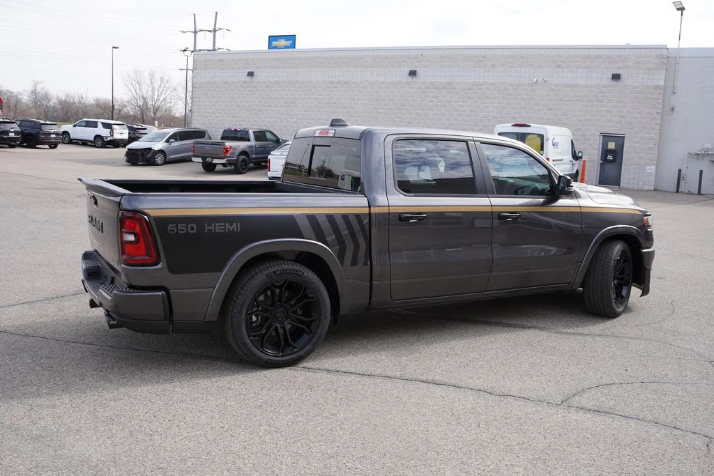 New 2026 Granite Crystal Metallic Clear-Coat Exterior Paint RAM Big Horn image 4