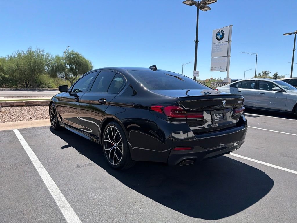Certified Used 2023 Black Sapphire Metallic BMW 530i image 6