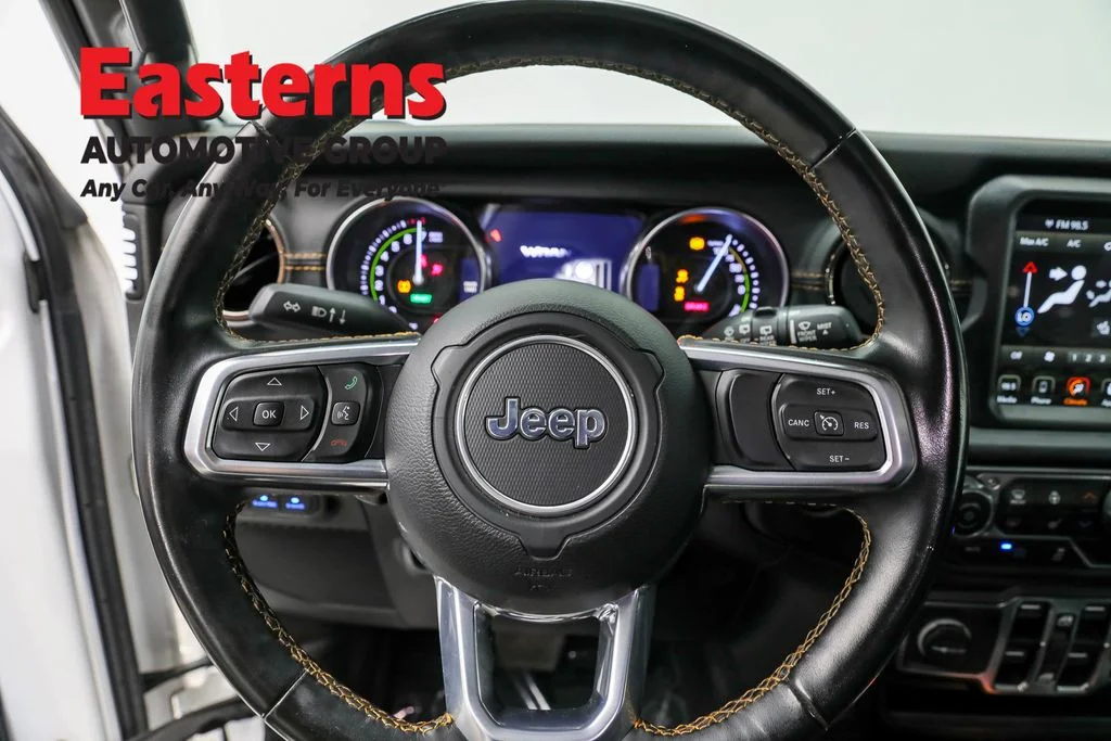 Used 2021 White Jeep Unlimited Sahara High Altitude 4xe image 10