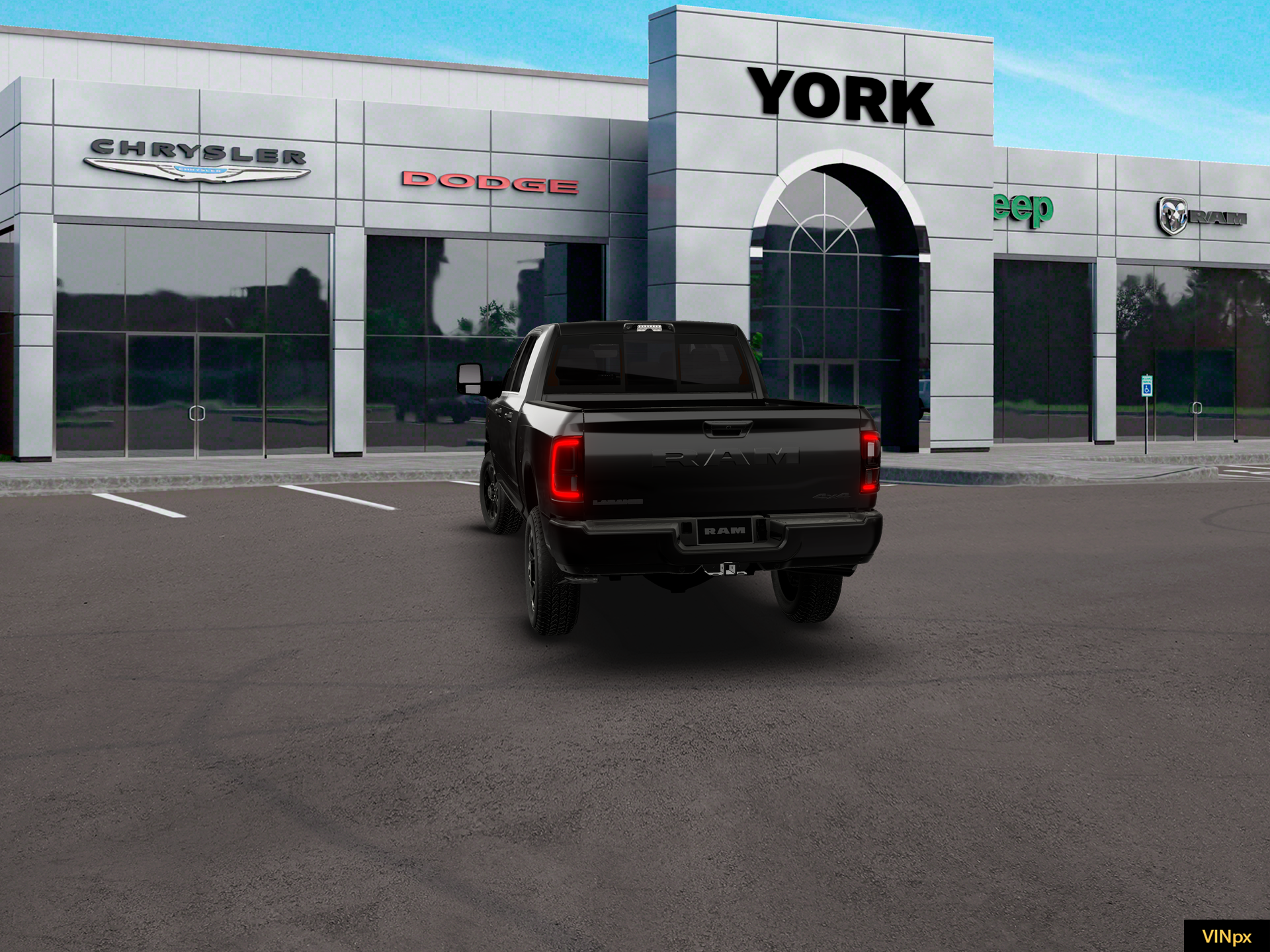 New 2026 Diamond Black Crystal Pearl-Coat Exterior Paint RAM LARAMIE image 25