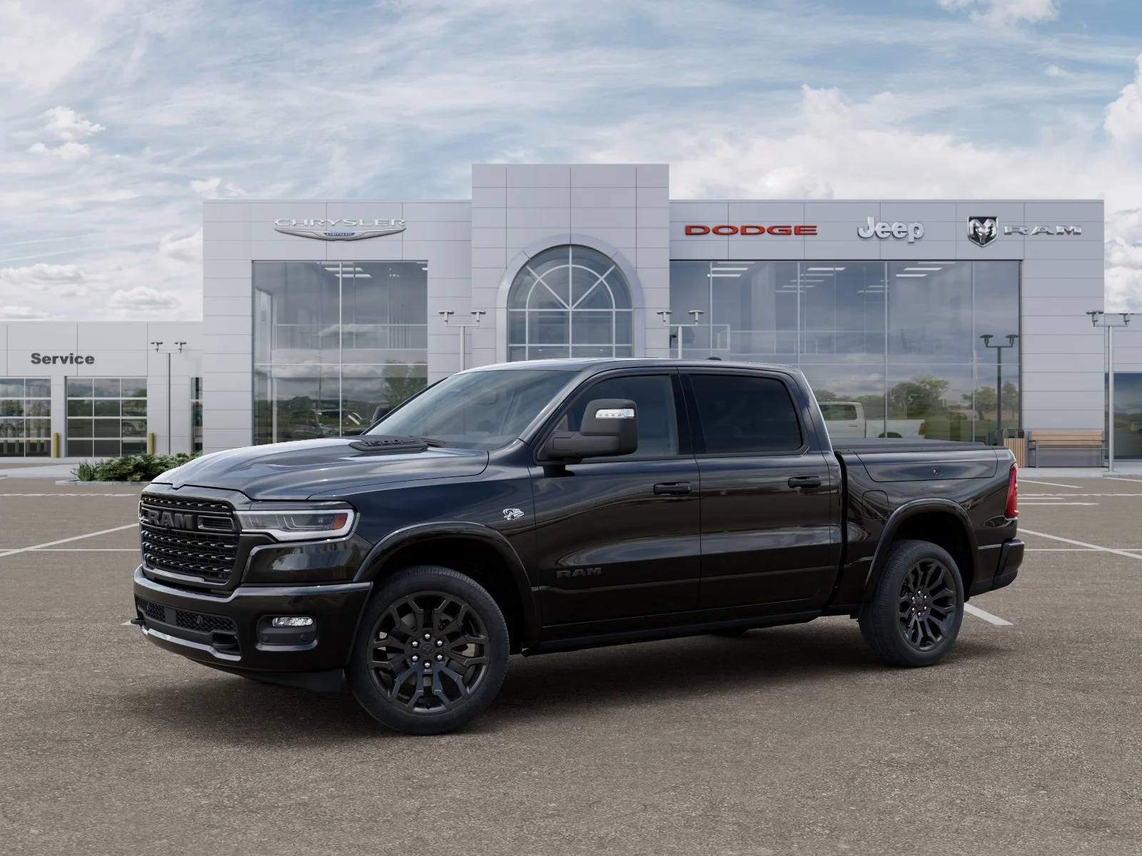 New 2026 Diamond Black Crystal Pearl-Coat Exterior Paint RAM Limited image 29