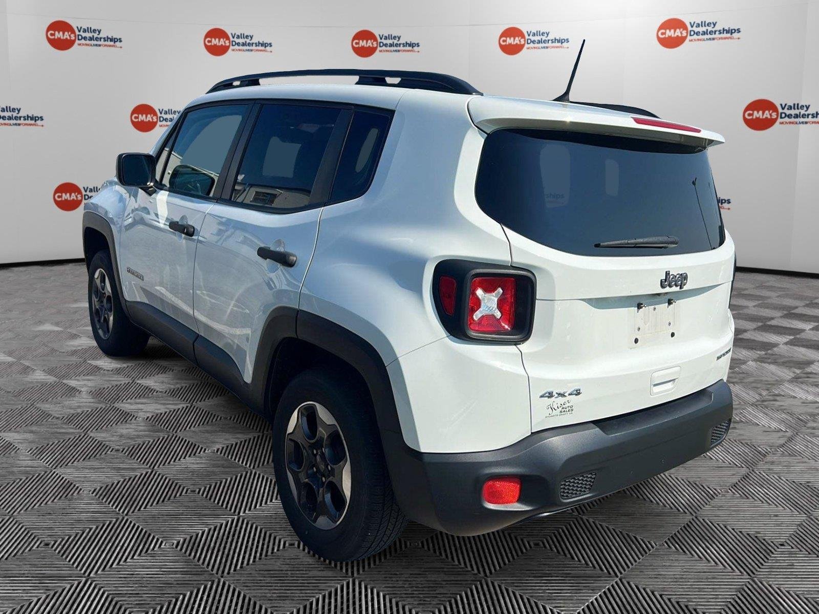 Used 2018 Alpine White Jeep Sport image 2