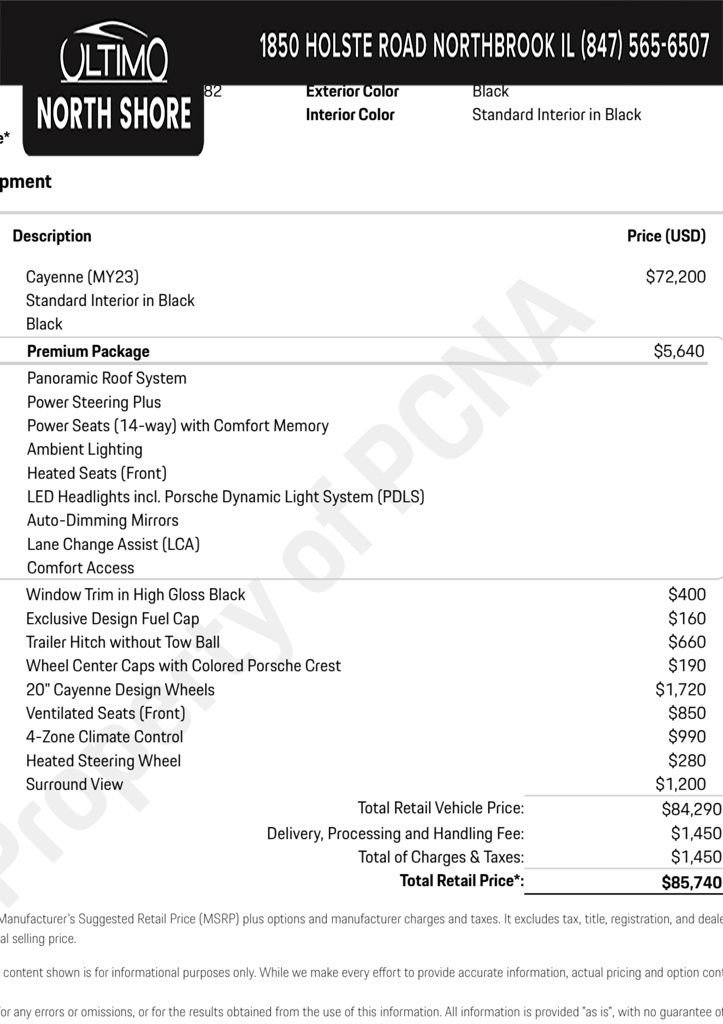 2023 Porsche Cayenne Base