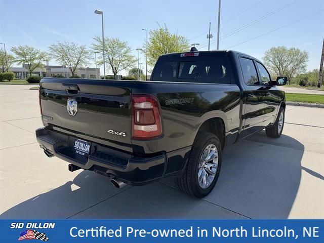 Used 2023 Diamond Black Crystal Pearlcoat Ram Laramie image 8