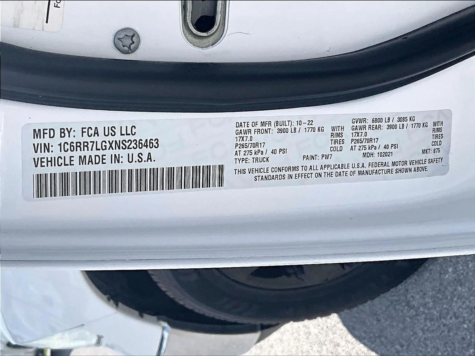Used 2022 White Ram SLT image 37