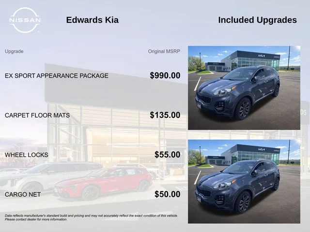 Used 2019 Blue Kia EX image 7