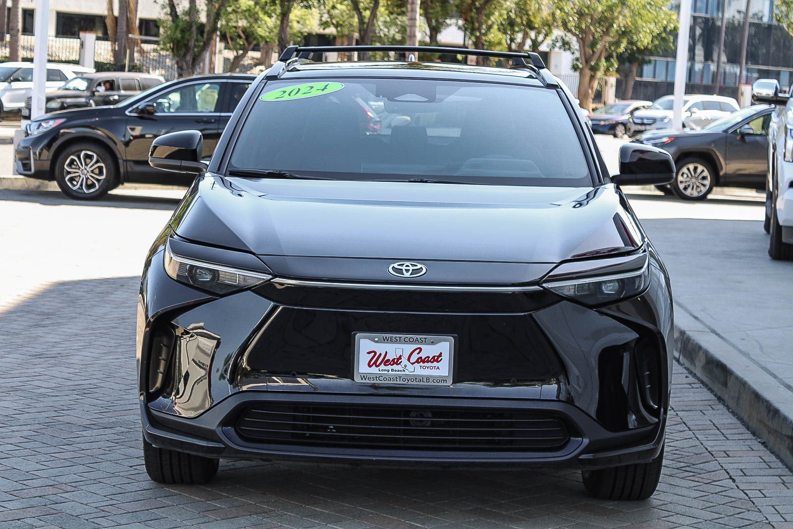 Certified 2024 Toyota bZ4X XLE with VIN JTMABACA7RA071180 for sale in Long Beach, CA