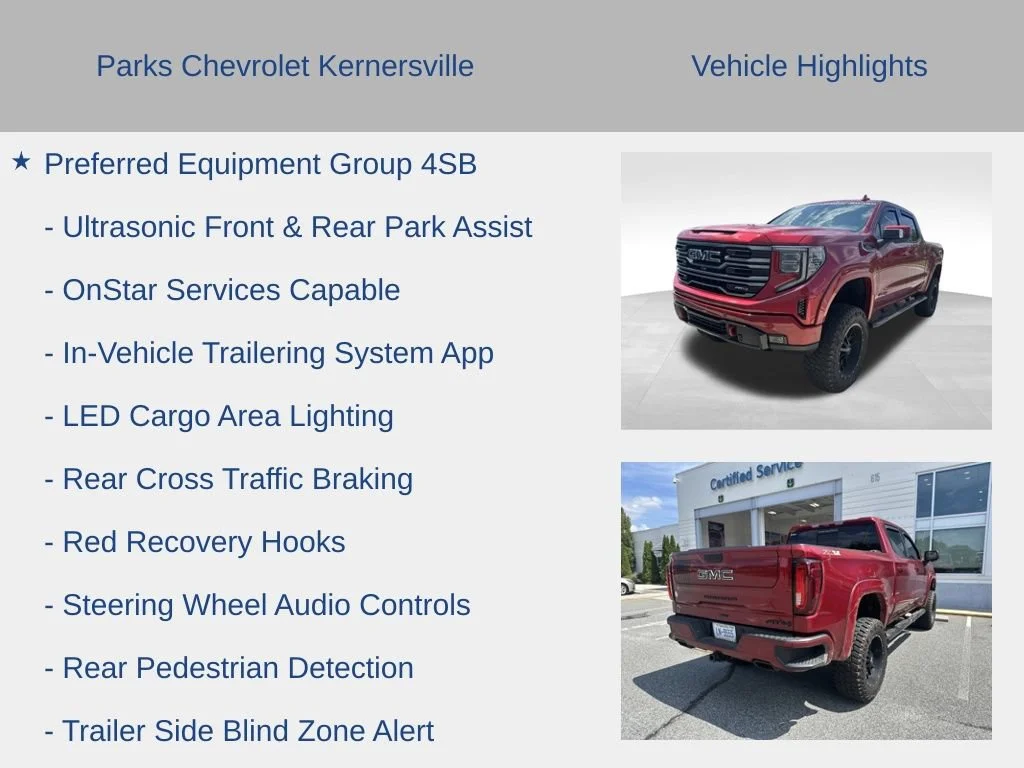 Used 2025 Volcanic Red Tintcoat GMC AT4 image 14