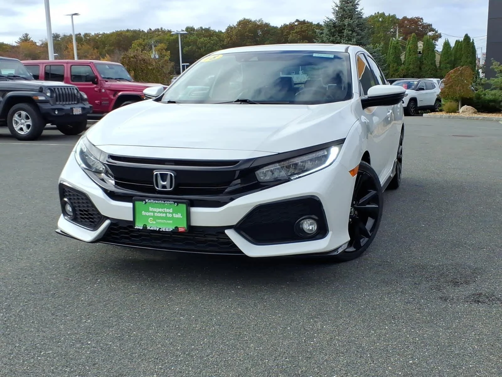 Certified Used 2018 White Orchid Pearl Honda Sport Touring image 2