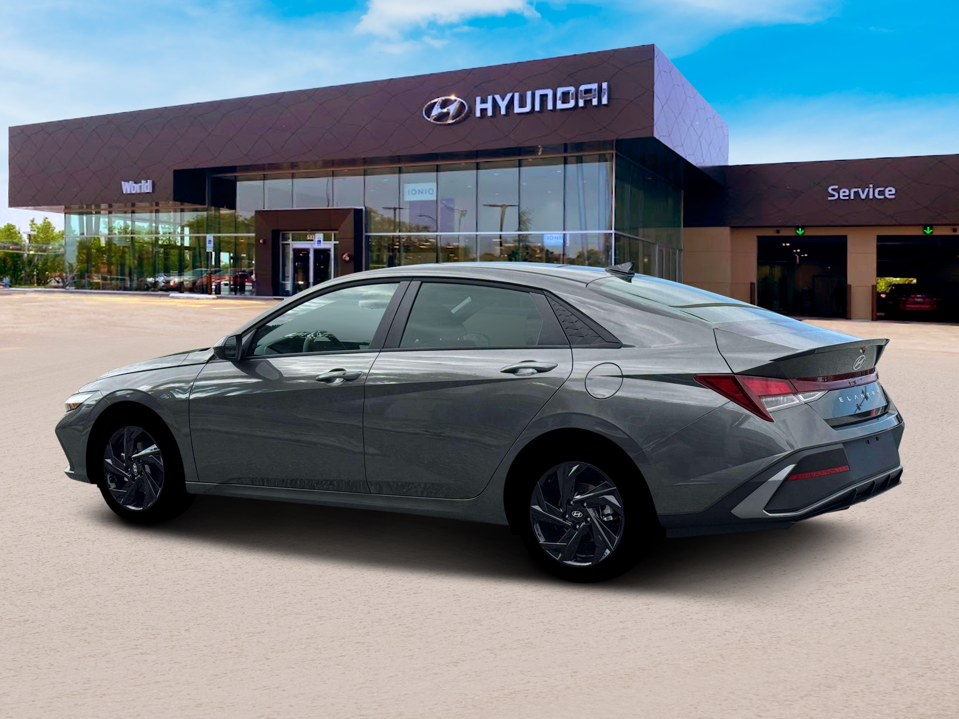 New 2026 Amazon Gray Hyundai SEL Sport image 4