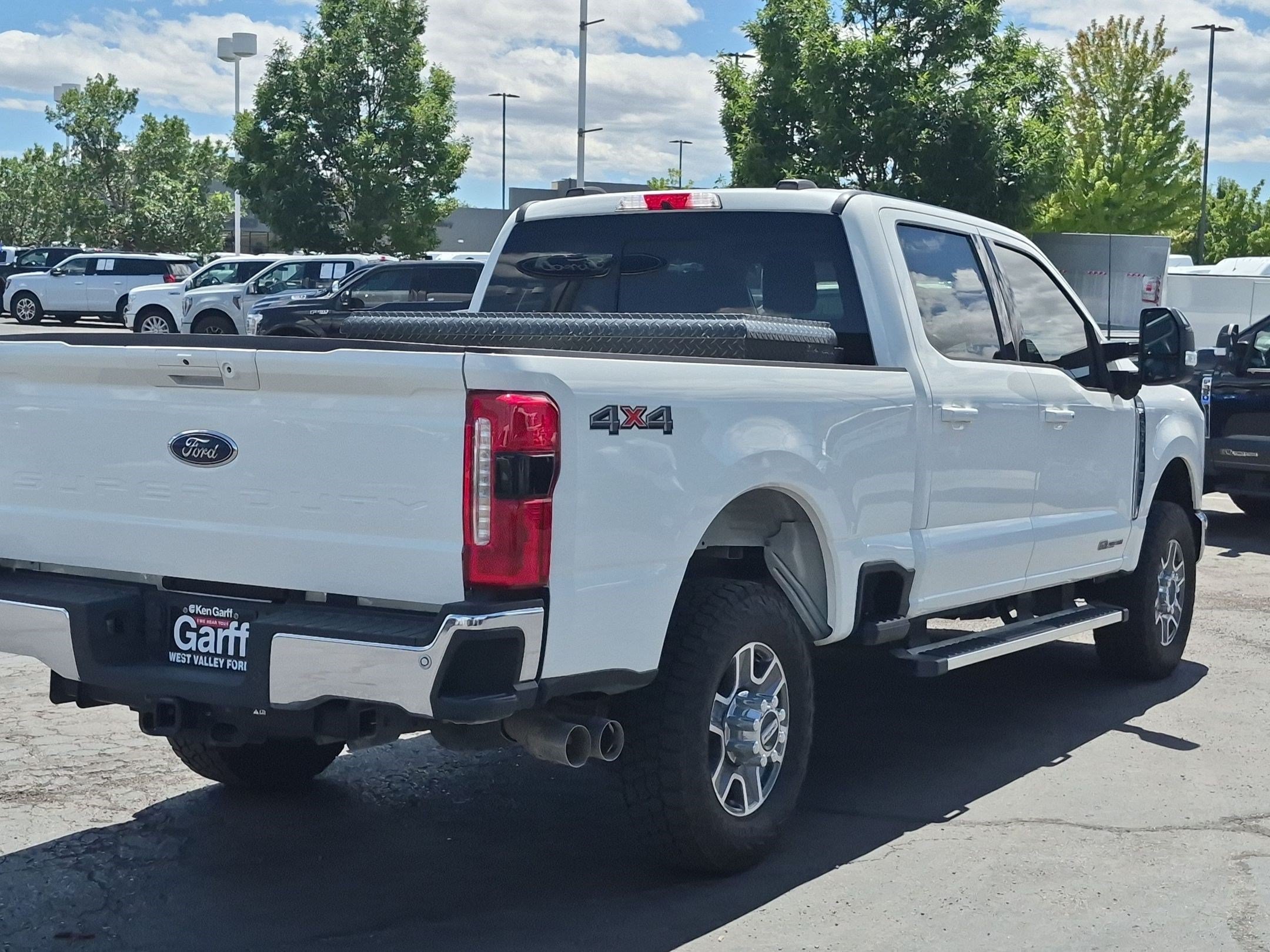 Used 2024 White Metallic Ford LARIAT image 3