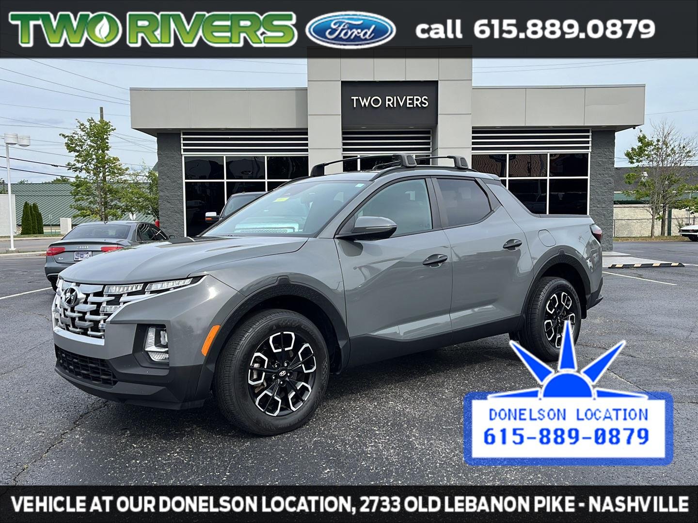 Certified Used 2023 Hampton Gray Hyundai SEL image 1