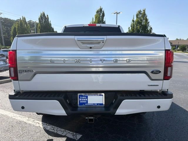 Used 2018 White Platinum Clearcoat Metallic Ford Limited image 8