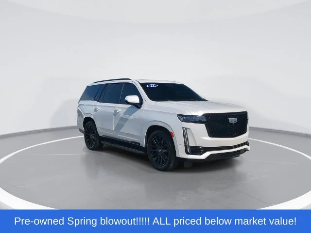 Used 2021 White Cadillac Sport Platinum image 2