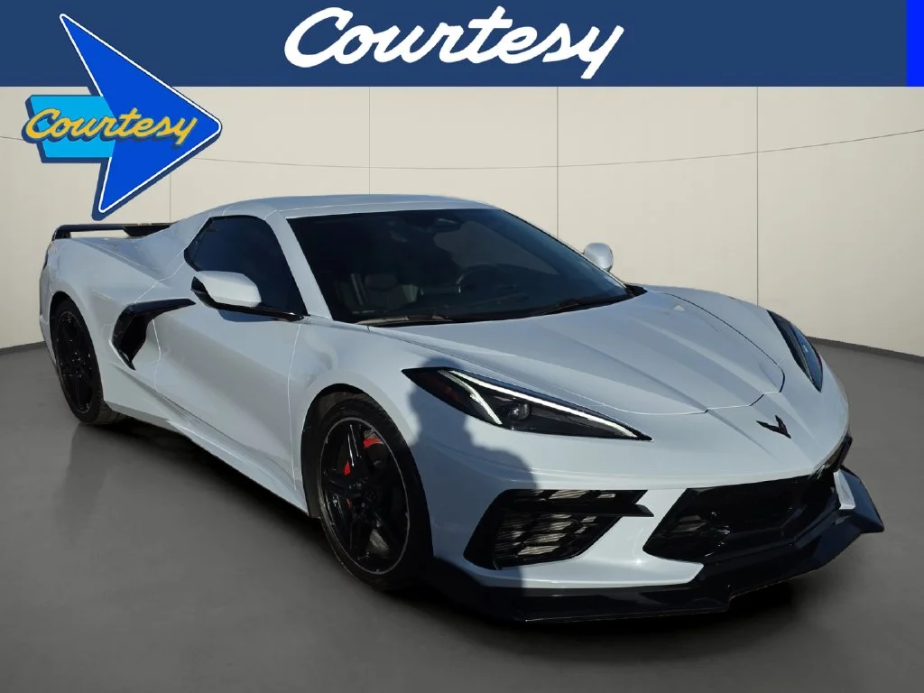 Used 2024 White Chevrolet Stingray image 1