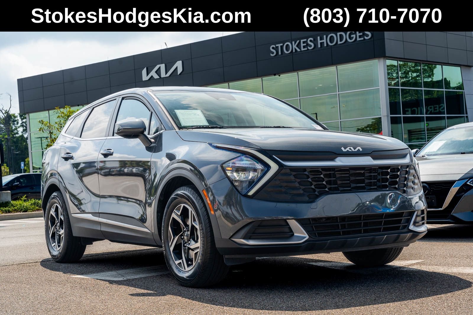 Used 2023 Gray Kia LX image 1