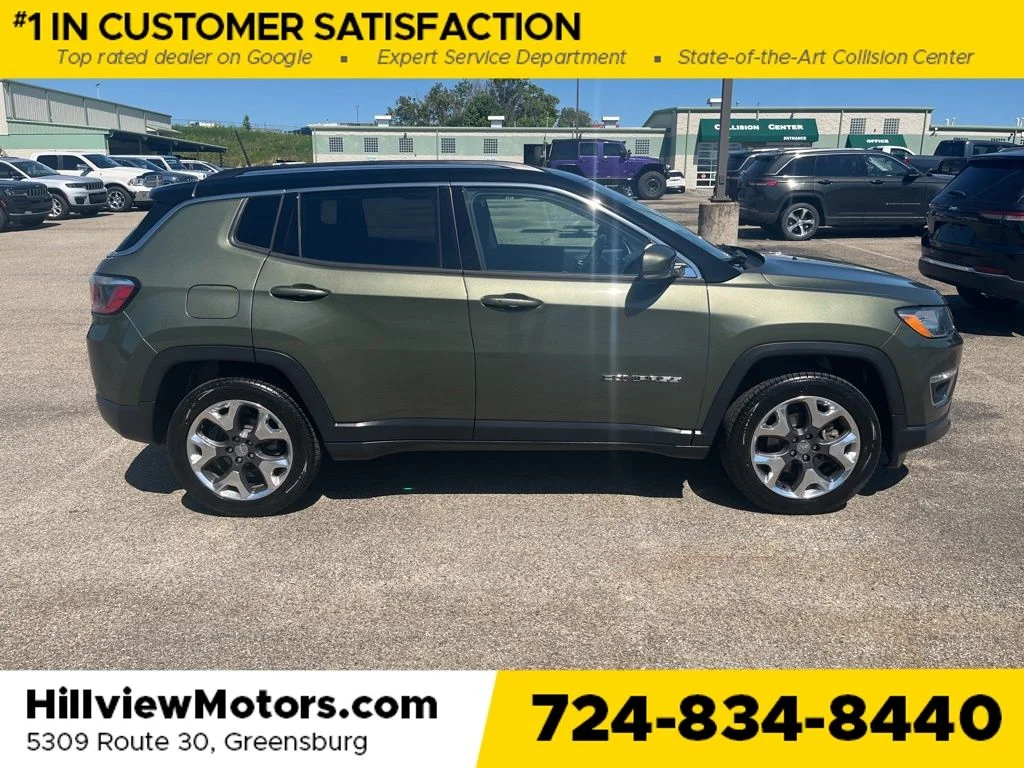 Used 2019 Olive Green Pearlcoat Jeep Limited image 8