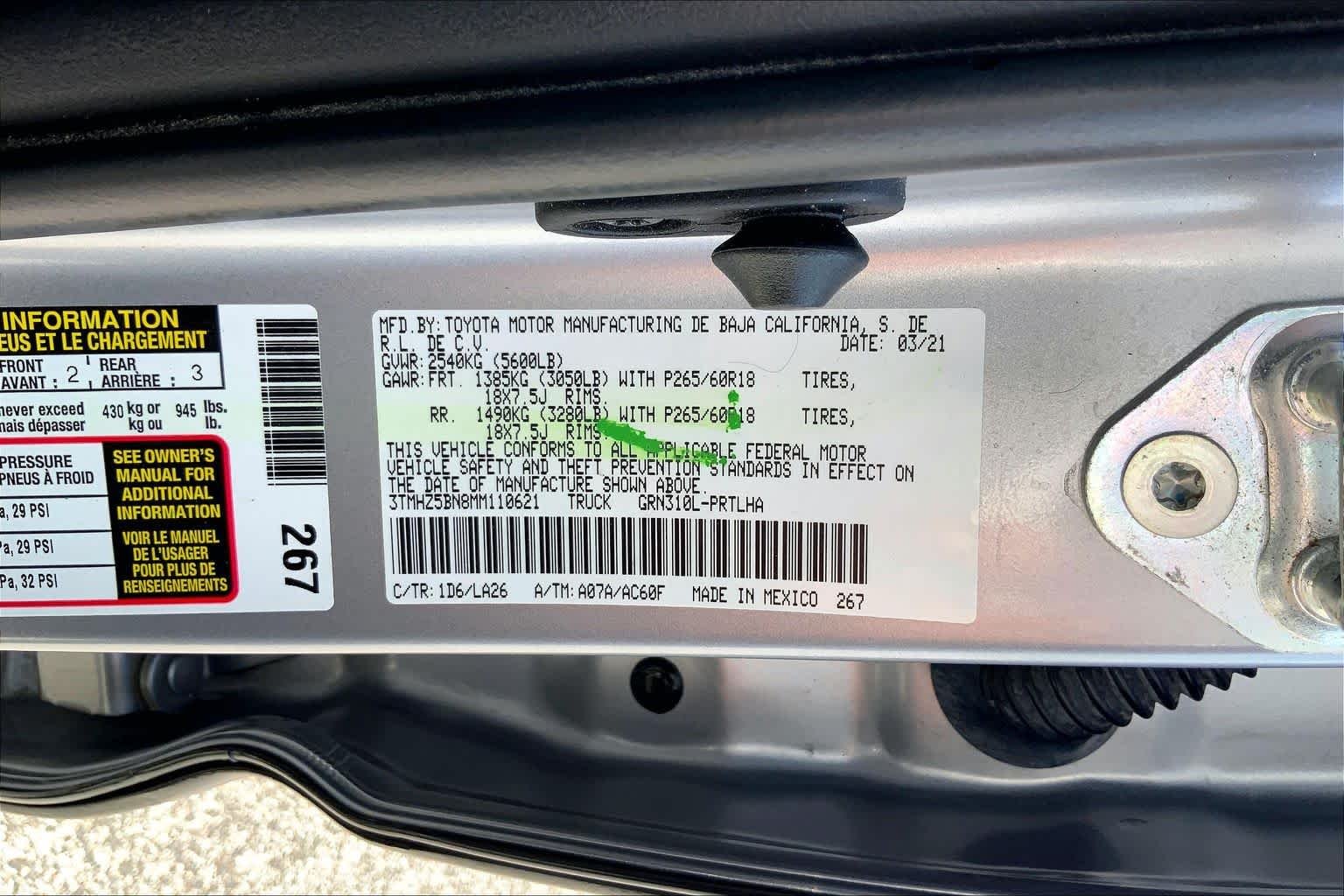 Used 2021 Silver Sky Metallic Toyota Limited image 48
