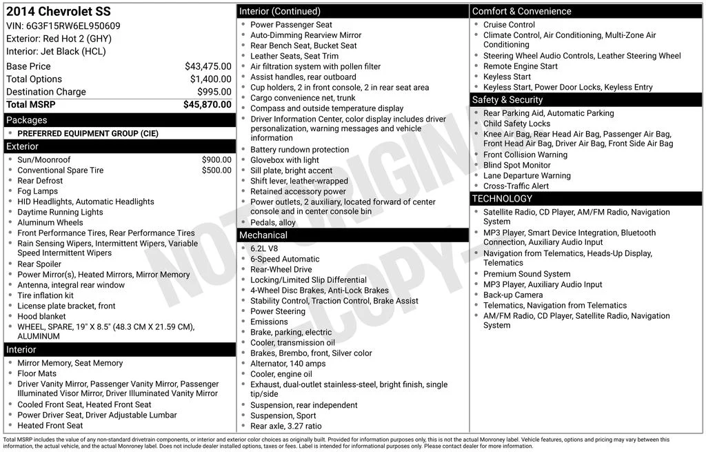Used 2014 Red Chevrolet Base image 6