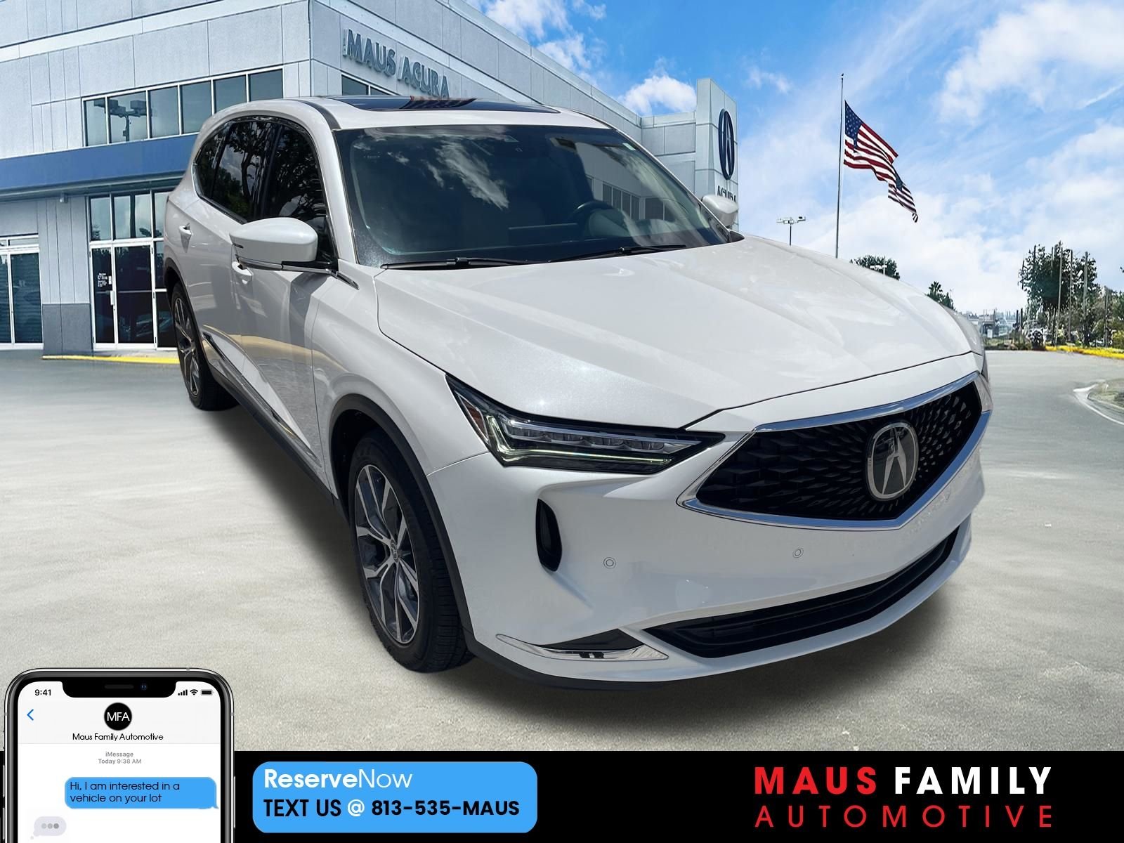 Used 2023 White Acura Technology image 1
