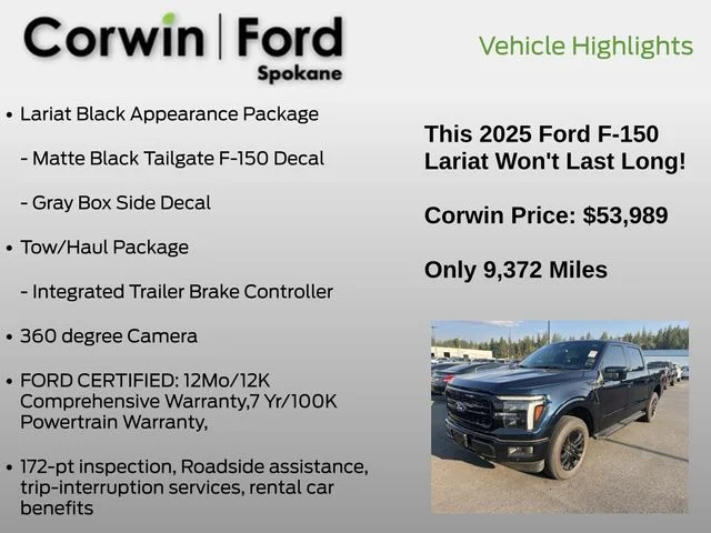 Used 2025  Ford Lariat image 12