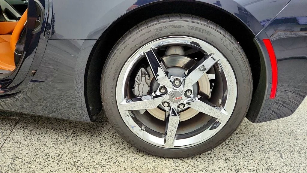Used 2014 Night Race Blue Metallic Chevrolet 2dr Coupe w/2LT, Chrome Wheels, Performance Exhaust & Navigation image 9