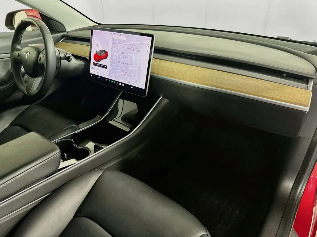 Used 2020 Red Tesla Standard image 34